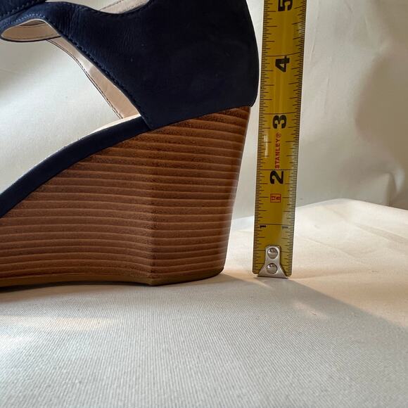 Cole Haan Sadie wedge sandal in marine blue nubuck - Women's size 9.5 - Picture 12 of 12